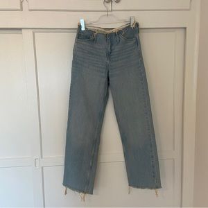 Mango Wideleg mid-rise jeans